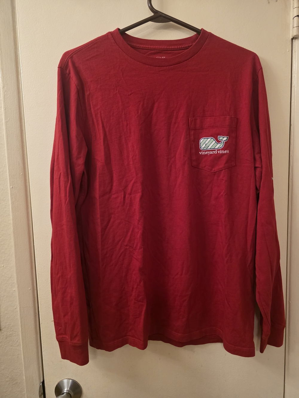 Vineyard Vines Men's Long-Sleeve Pocket Tee - Red